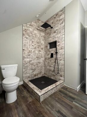 "Bathroom Remodel done by All Service Construction in the Dallas, GA area."
