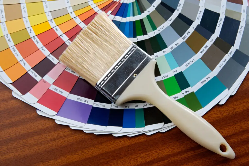 "Examples of some of the paint colors possibly offered by All Service Construction in Dallas, GA."